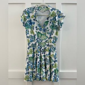 Smith & Quinn Tiered Floral Mini Dress Medium